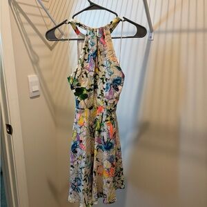 Floral Halter Dress